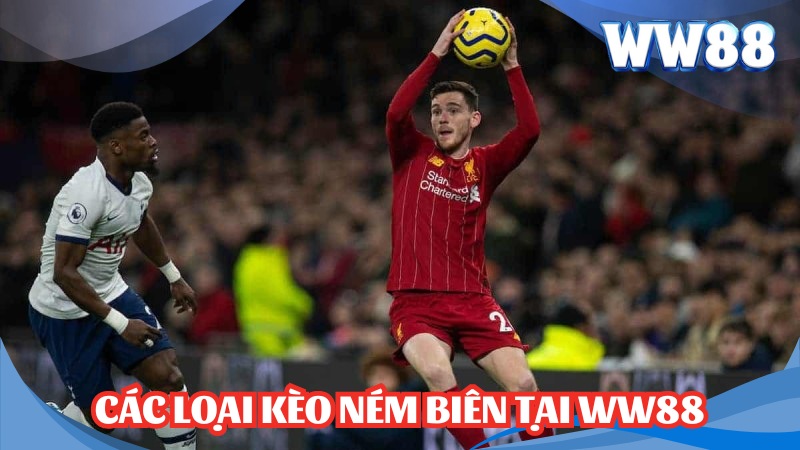 Kèo Ném Biên Là Gì? Hướng Dẫn Cách Chiến Thắng Khi Cược 2 Các loại kèo ném biên thường gặp tại WW88