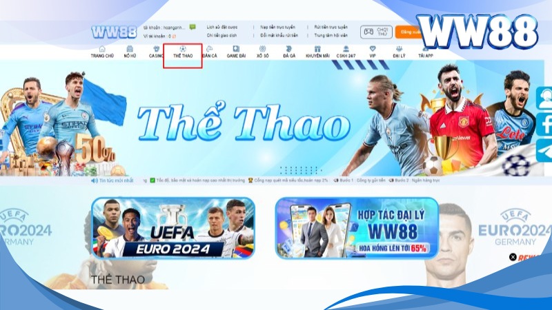 Thể Thao WW88 - Thế Giới Giải Trí Sôi Động Và Thú Vị 3 Tham gia bet thể thao tại WW88 dễ dàng
